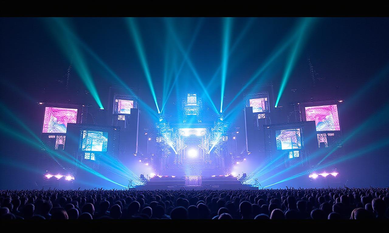 Cutting-edge stage production and lighting design